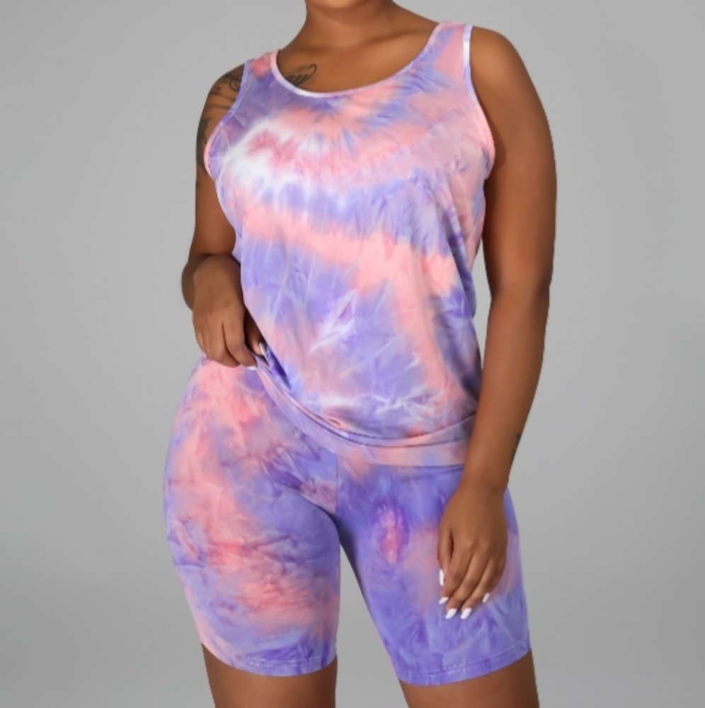Tie Dye Short Set